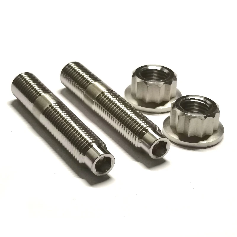 thumbnail image 2 of M10x1.25mm Turbo To Manifold Titanium Stud Kit - 4-Piece High Temp Racing Studs 2 of 5