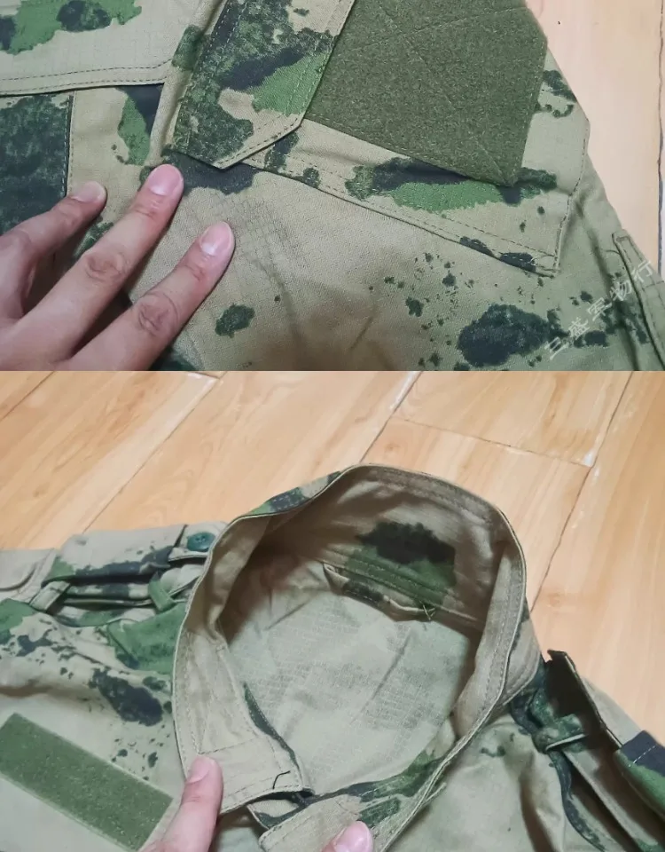 Russische MOX Ruinen Camouflage Kampfanzug Set Uniform Anzug Taktisches Langarmshirt Hosen Set – Detail 18