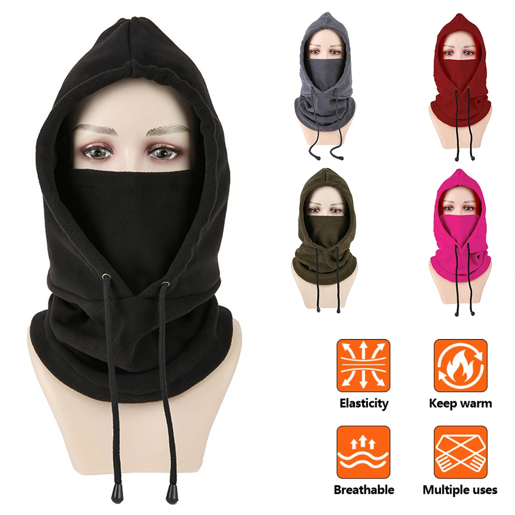 1Pc Winter Windproof Warm Cycling Equipment Bicycle Mask Skiing Face Cover Balaclava Headwear Sports Entertainment Accessories