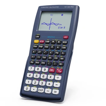 Calculatrice scientifique avec fonction graphique NEWYES 36X Pro Calculatrice scientifique graphique pour fournitures scolaires du collège et du secondaire Bleu