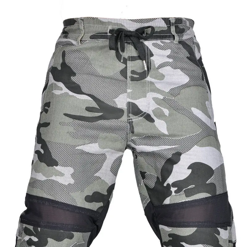 포시즌스 남성용 오토바이 바지 안티폴 방풍 모토크로스 바지 아웃도어 라이딩 오토바이 바지 CE 보호대 내장