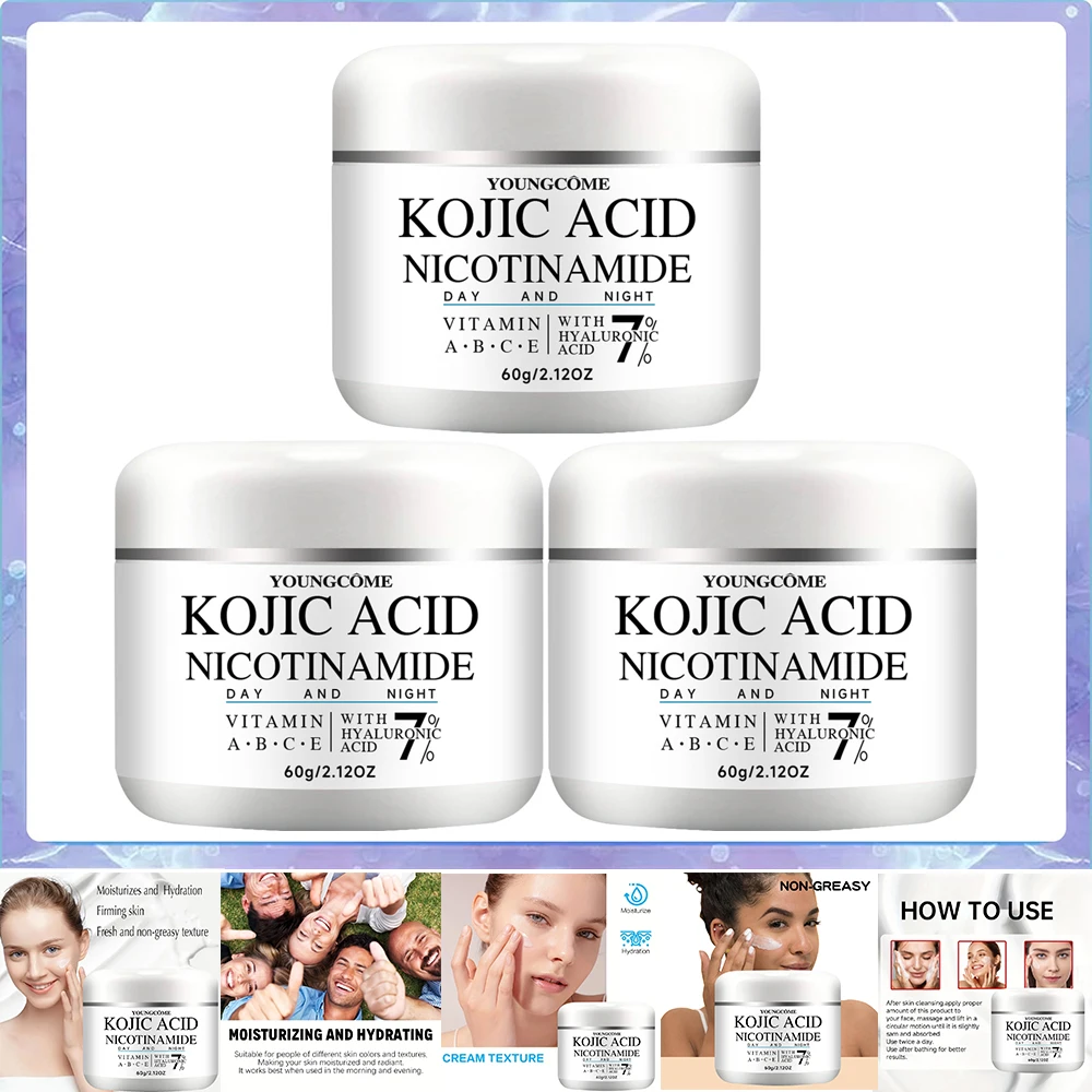 حمض الكوجيك كريم وجه كريم الكولاجين كريم وجه إزالة...