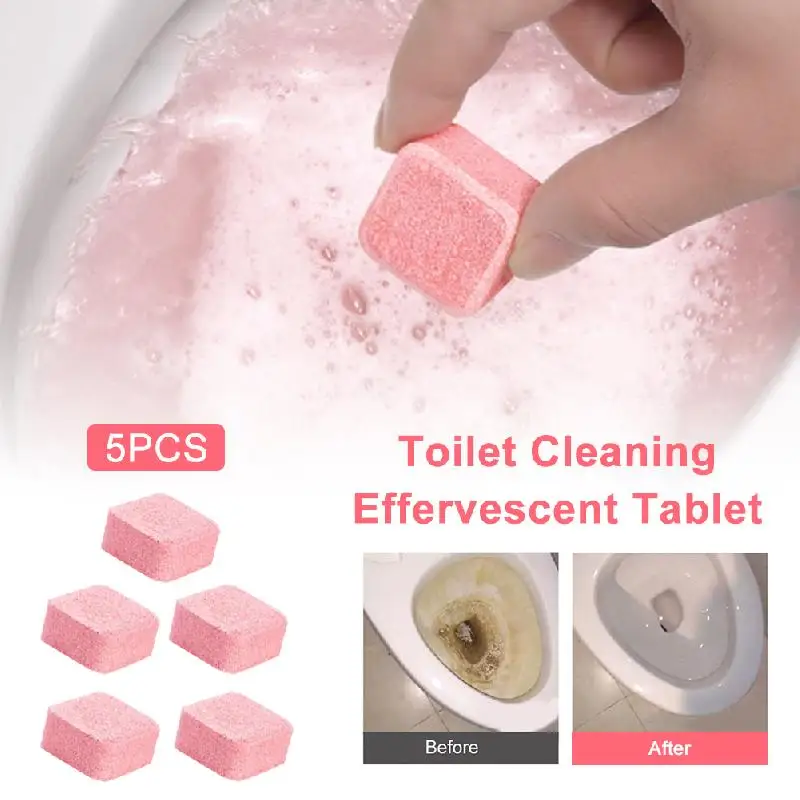 Yellow Dirt Toilet Cleaning Tool Automatic Toilet Bowl Cleaner Effervescent Tablet For Fast Remover Urine Stain Deodorant