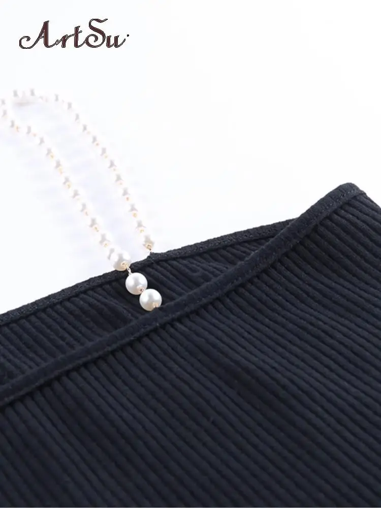 【新品タグ付き】Pearl-Strap Frill Top Pearl-Strap Frill Top