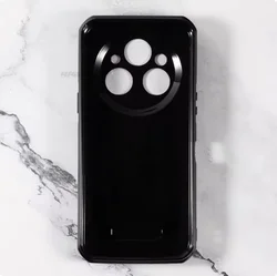Enhanced 6.58 Soft TPU Silicone Case with Back Finger Ring and Bracket Phone Cover for Oukitel WP62 (Black TPU Case)