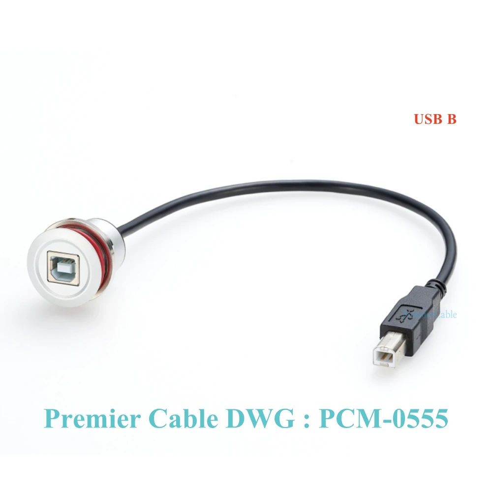 Enhanced Flush Mount Audio Extension Cable, Male to Female 3.5mm Stereo Connector