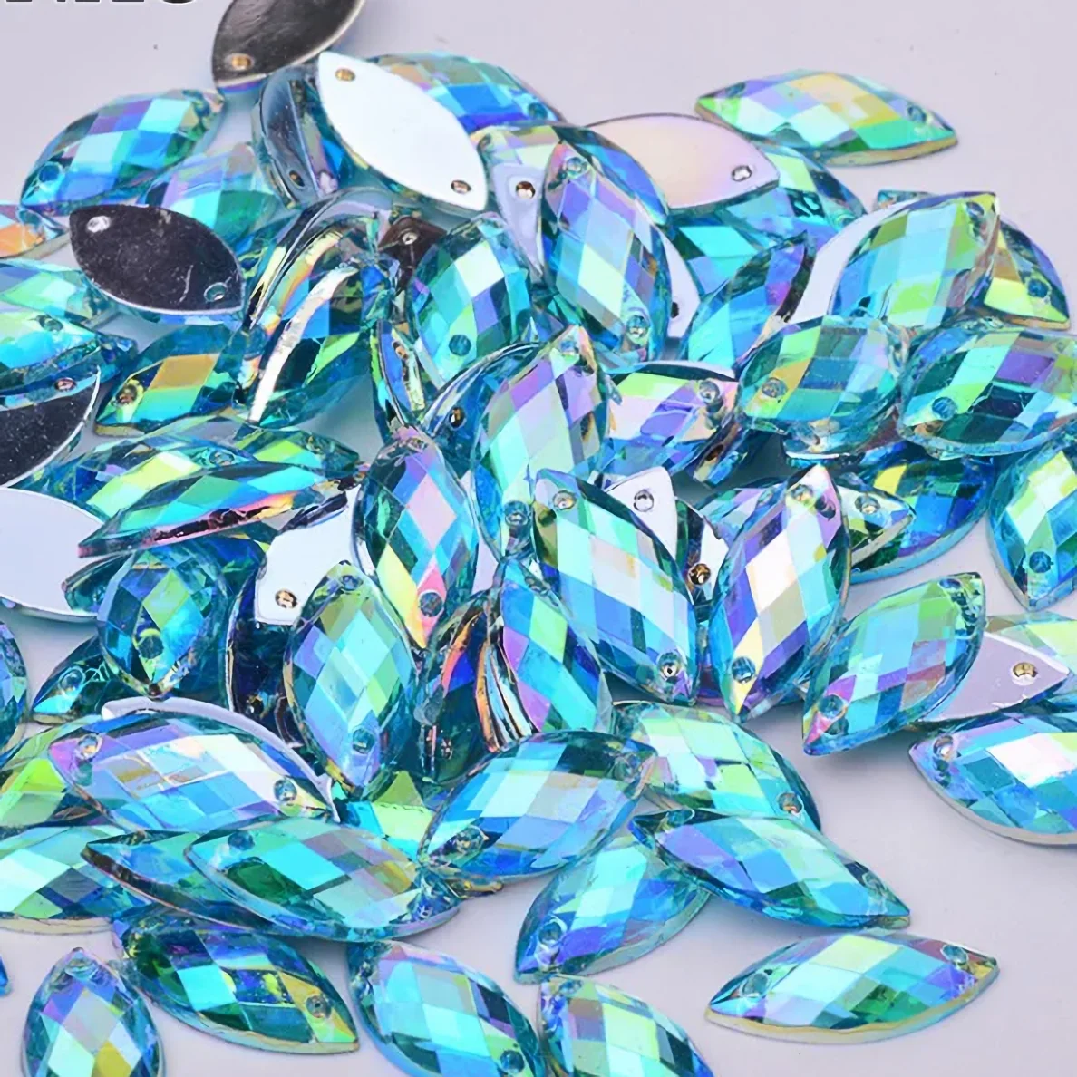 Horse Eye Acrylic Rhinestones - Detail Image 3