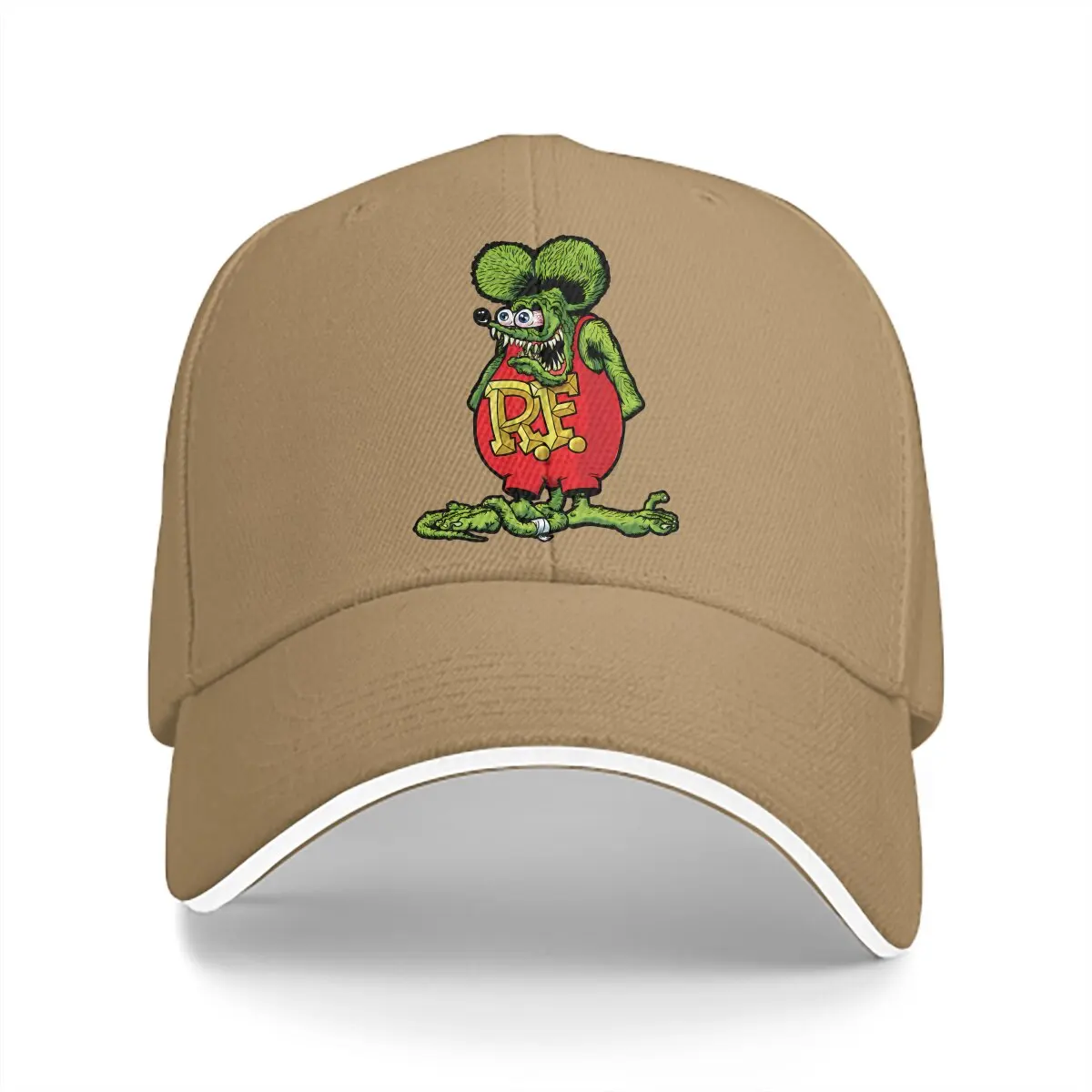 

Pure Color Dad Hats Humor Men's Hat Sun Visor Baseball Caps Tales of the Rat Fink Cartoon Film Peaked Cap