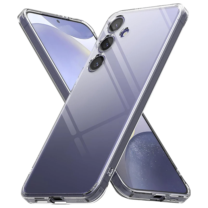 Kristallklare Silikon-Soft-TPU-Hülle für Samsung Galaxy S25 FE S24 S23 S22 S21 S20 Plus S25 FE Edge Ultradünne Transparente Abdeckung – Detail 1