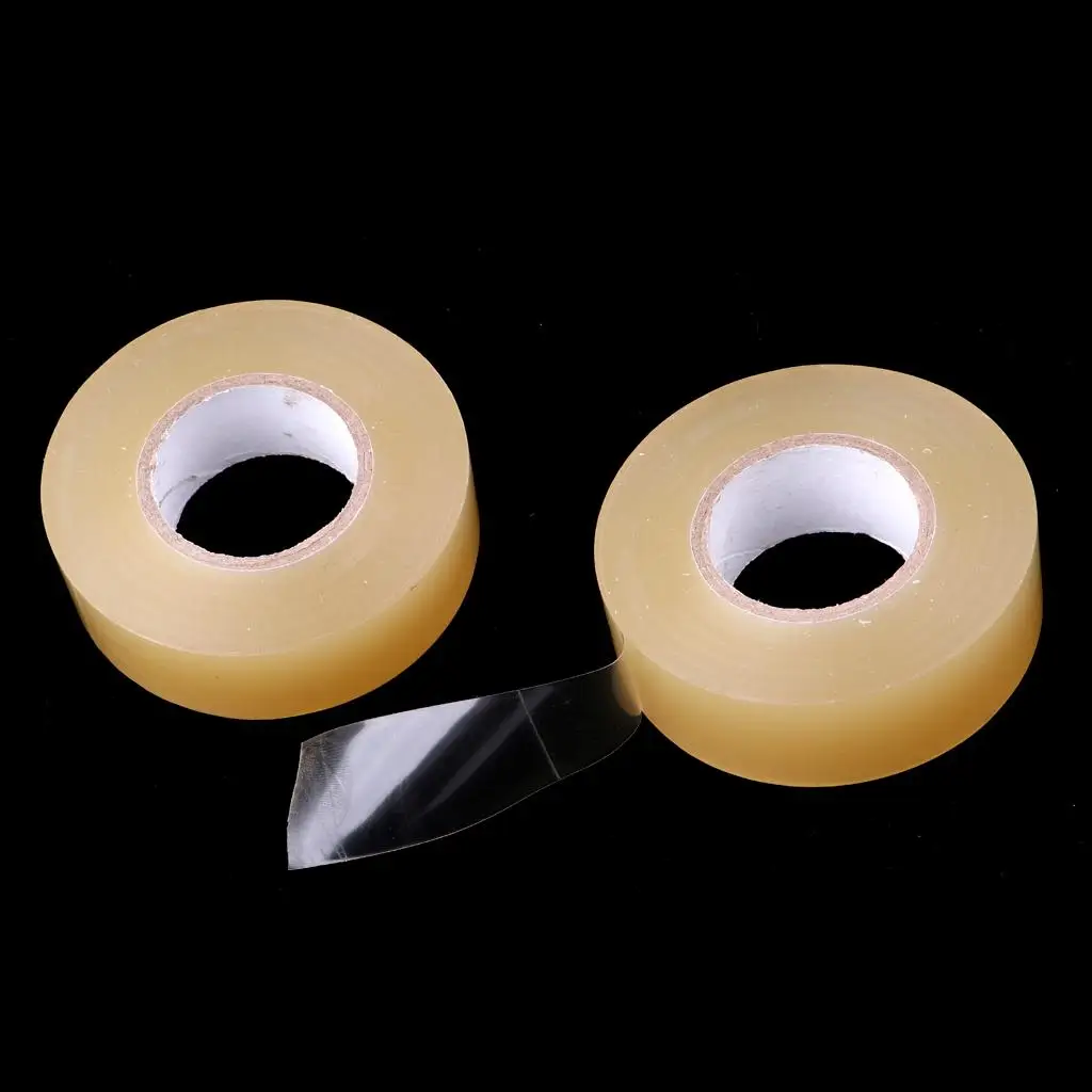 2-Rolls 22 Yds Clear Shin Guard Sock Tape Ice Roller Hockey Wrap 6