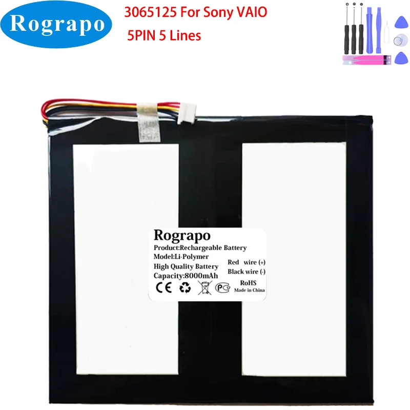 

Новый 3,8 V 8000mAh 3065125 Аккумулятор для ноутбука планшета Sony VAIO