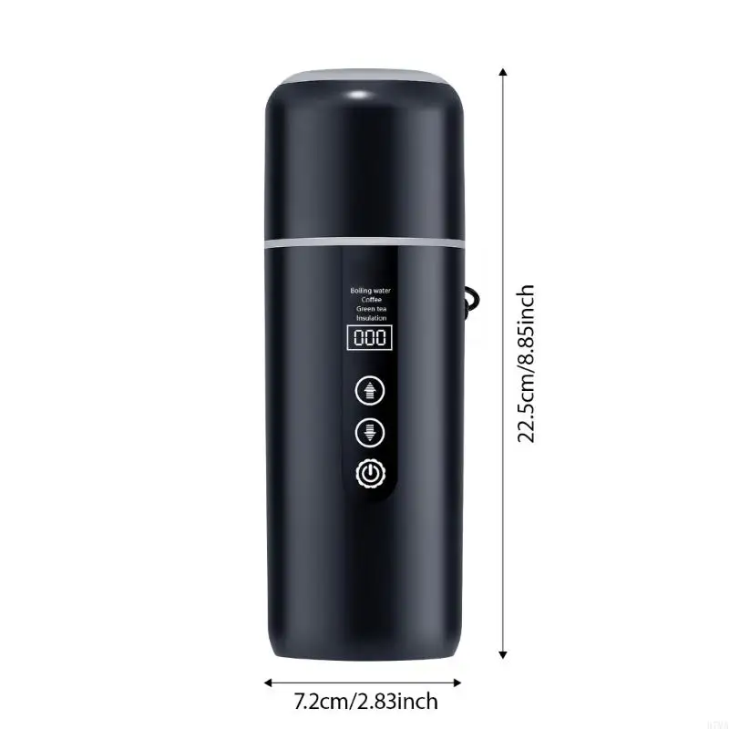 37MA 빠른 열 500ml 자동차 여행 컵 뜨거운 음료를 위한 변색되지 않은 자동 컵