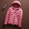8XL Women White Duck Down Jackets 6XL 5XL Female Ultra Light Duck Down Coats Autumn Winter Warm Hooded Hiking Outwear Portable 5