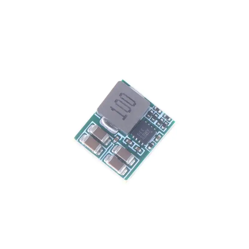 Détail du Module BEC DC-DC Mini 5V/12V réglable pour drone FPV, potentiomètre de réglage de tension visible.
