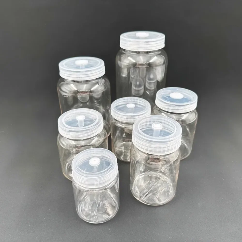 1pc Plastic Bottles with Breathable Caps Specifically Designed for Seedling Tissue Culture -High Temperature Resistance,Reusable