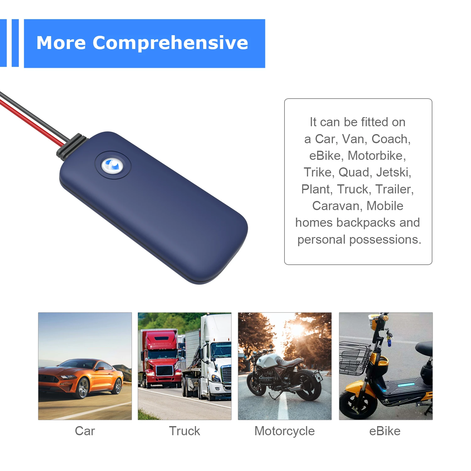Motorcycle GPS Tracker 2G Real-time Tracking Vehicle Locator For Car Truck Fleet Management Auto Finance Requires A Fee For Use gps tracker car tracker