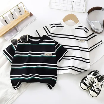 Kids Striped Cotton Tee 1