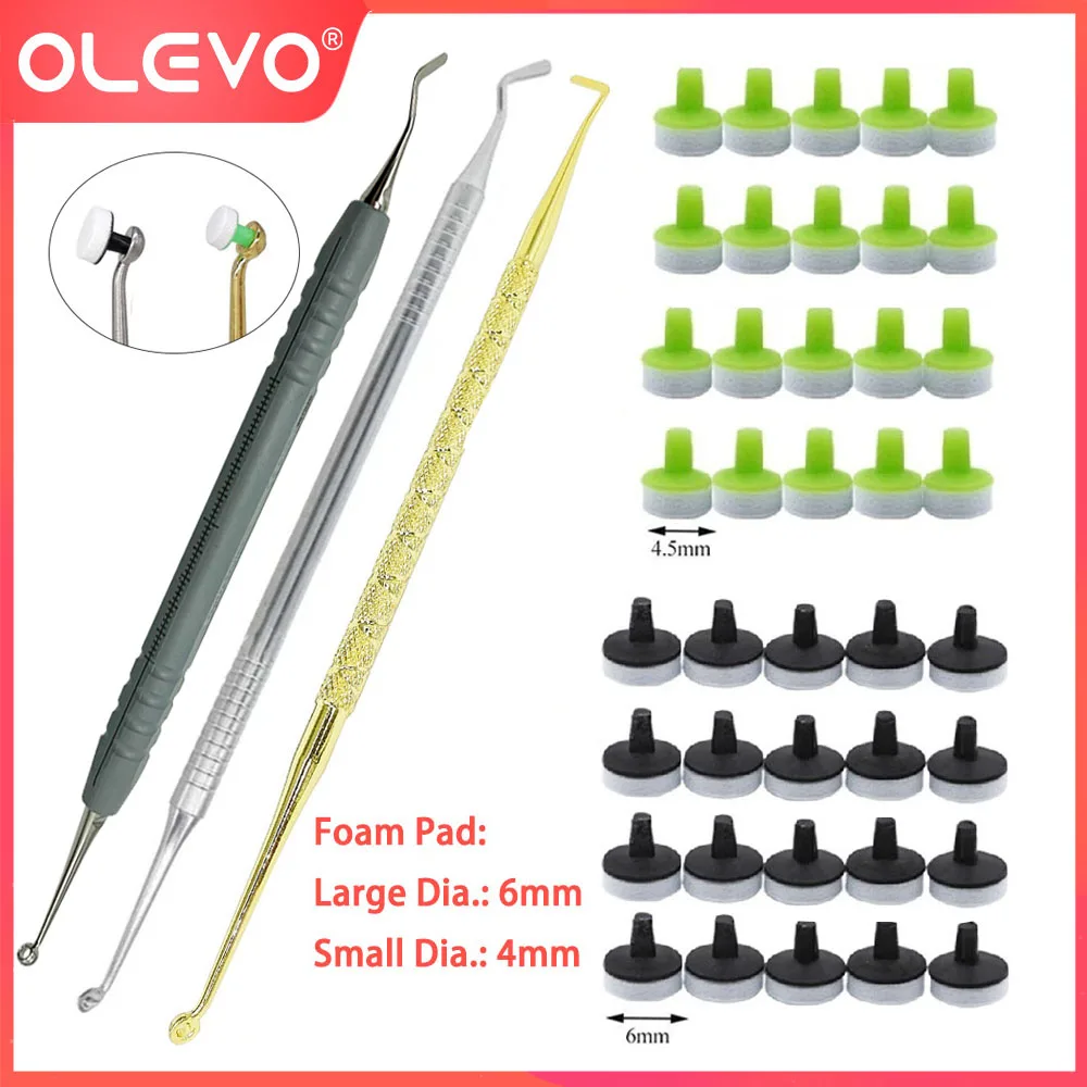 

OLEVO Dental Resin Filling Molding Materials Veneer Foam Pads Composite Resin Handle Spatula Dentistry Dentista Instruments Tool