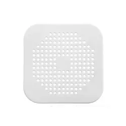 Durable Silicone Drain and Hair Catcher (White)