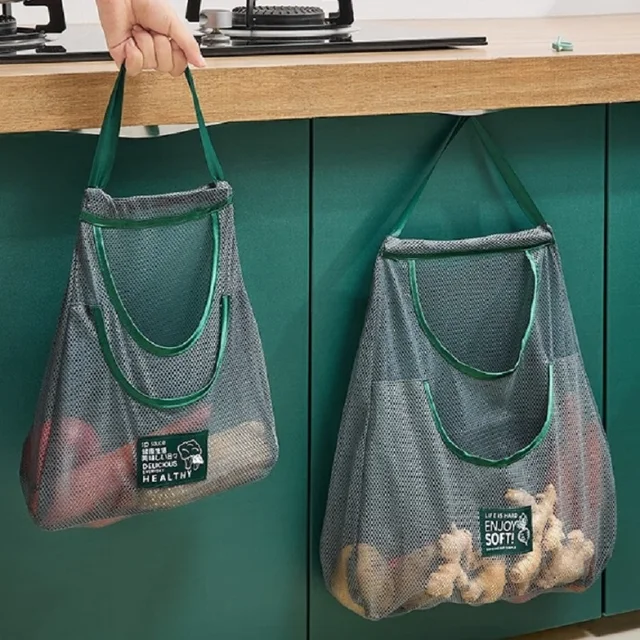 Reusable Hanging Mesh Storage Bags 3