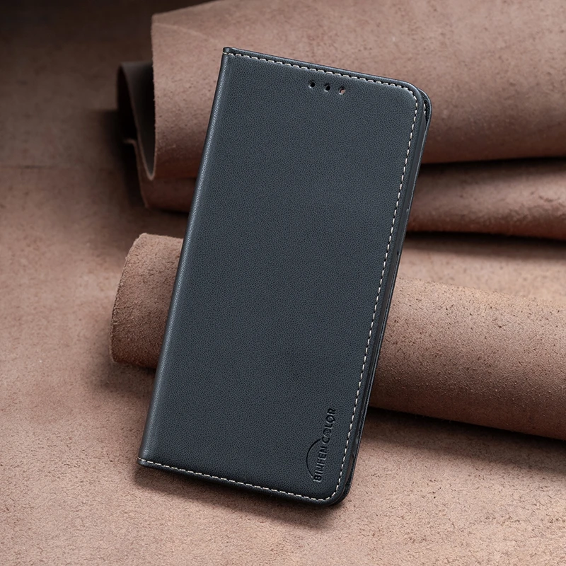 Luxury Leather Flip Magnetic Phone Case - Premium Protective Cover