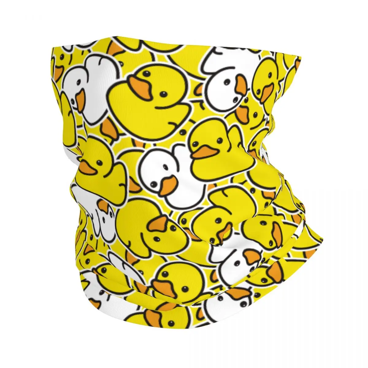 

Ducky Cartoon Duck Rubber Pattern Bandana Neck Cover Printed Balaclavas Face Mask Scarf Headband Hiking Men Women Adult Washable