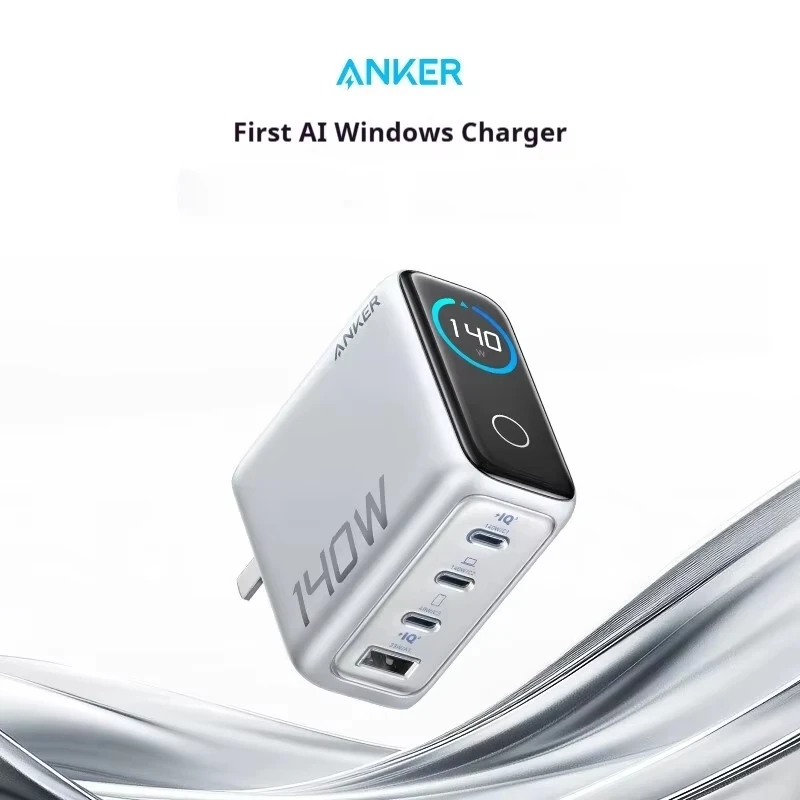 スマホアクセサリー Anker Zolo 140W First-ever Anker Zolo 4-port 140W wall charger with built-in