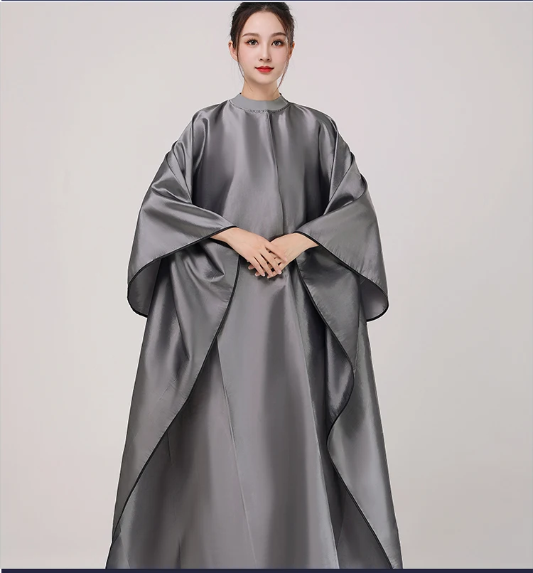 Silicone Collar Hair Cloth Wrap Waterproof Hairdresser Apron Cutting Cape Hair Salon Gown Apron Shop Barber Accessories