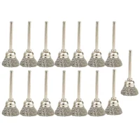 15pcs 15mm Stainless Steel Wire Cup Wheel Brushes Polishing Brush For Rotary Tool Metal Rust Removal Polishing Brush 1