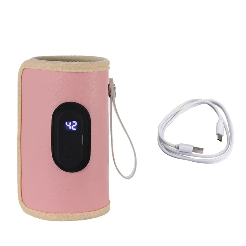 Borsa Scaldabiberon USB Portatile | 5 Livelli Di Temperatura, Display Digitale, Compatibile Con Biberon Di Varie Misure