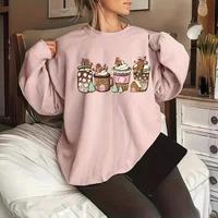Fashionable Christmas Cookie Cup Sweatshirt Crew Neck Design For Men Women Quick Sale Hot Item In Eu Us Markets