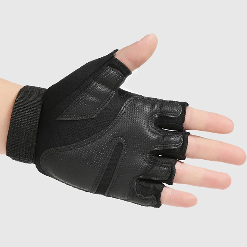 Cycling Tactical Gloves Half Finger Men Women Outdoor Fitness Gloves Spring Summer Anti Slip Wear-Resistant Gym Dumbbells Gloves 6