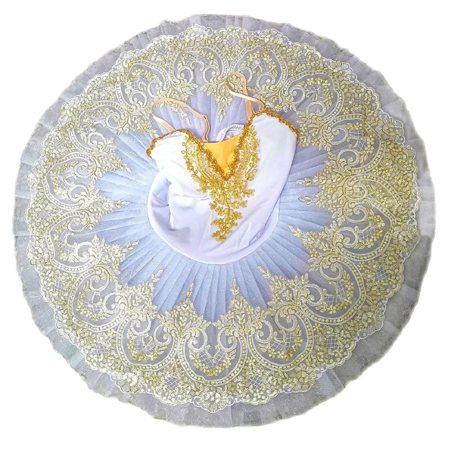 

White Swan Lake Ballet Skirt For Girls Performance Dance Tutu Dress Adult Children's Professional Ballet