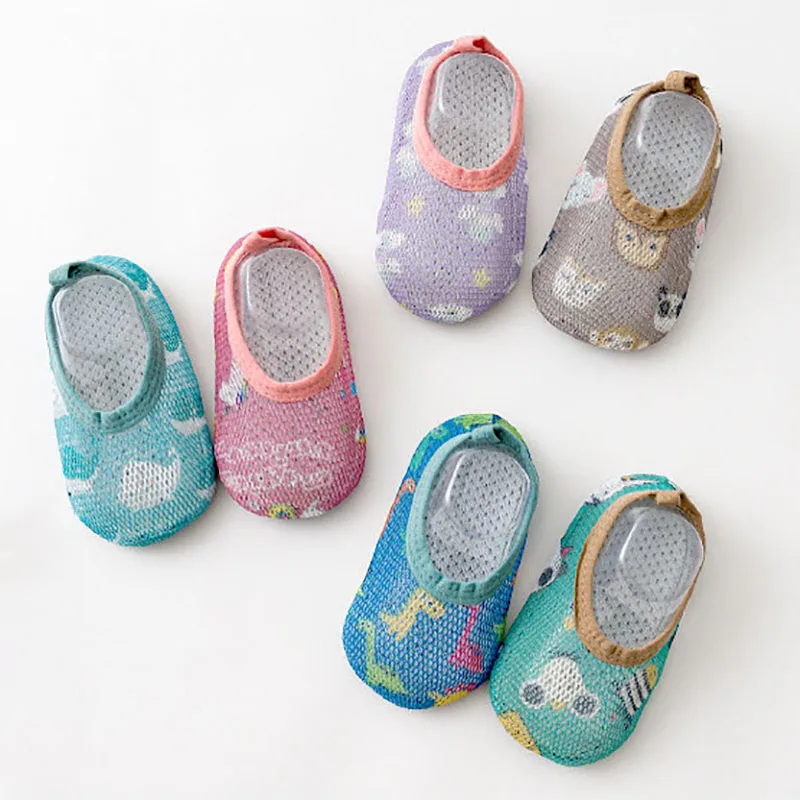 Summer Aqua Swim Pool Beach Non-slip Socks Baby Kids Children Floor Water Shoes Boys Girls Indoor Outdoor Barefoot Slippers