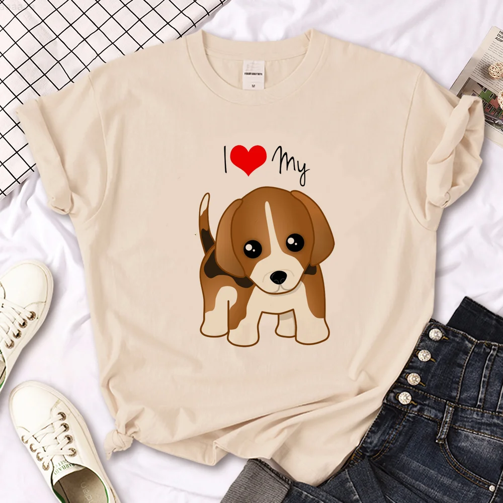 

Beagle t-shirts women comic harajuku manga Tee female funny manga clothing