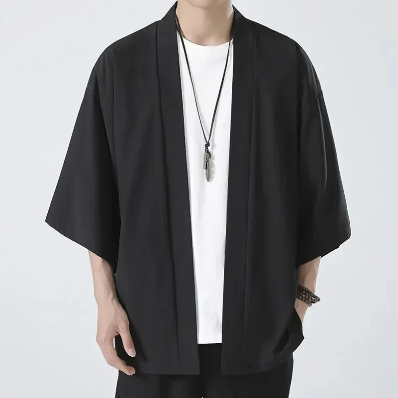 camisas casuales camisas estilo japonÃ©s hombre