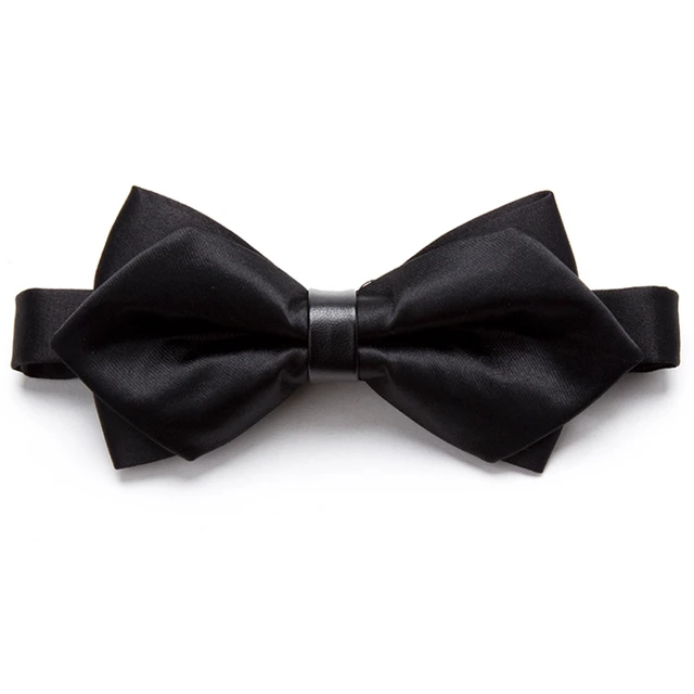 Men Ties Solid Fashion Butterfly Party Wedding Black Red Bow Tie for Boys Girls Candy Bowknot Accessories Formal Dress Bowtie 1