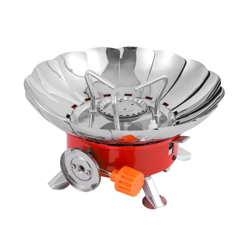 thumbnail image 1 of Estufa de camping plegable resistente al viento y multifunción para mochileros, 3600 W, portátil, para exteriores, para cocinar, acampar, hacer senderismo y picnic, 1 of 5