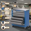 7-Drawer Rolling Tool Chest Toolbox,Tool Box with 360° Lockable Wheels and Padded Feet,Tool Chest with Keyed Locking System 3