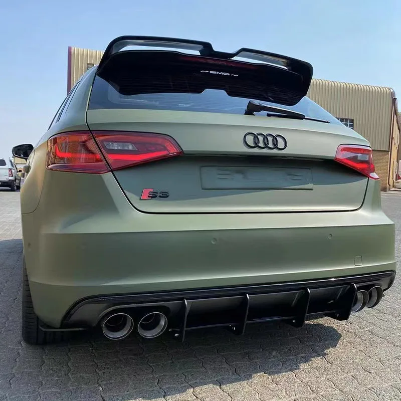 Spoiler Sul Tetto Stile Oettinger Per Audi A3 S3 Hatchback 2014 - 2020 Spoiler Sul Tetto Del Bagagliaio Posteriore Dell'Auto In Plastica Abs Di Alta Q