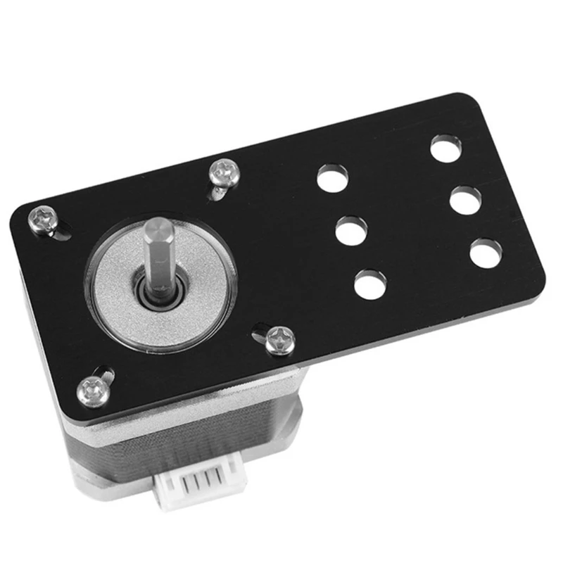 nema17 Stepper Motor Mount Plate Aluminum Alloy Motor Holder Fixed Seat for nema17 Stepper 3D Printer Parts Stepper Motor