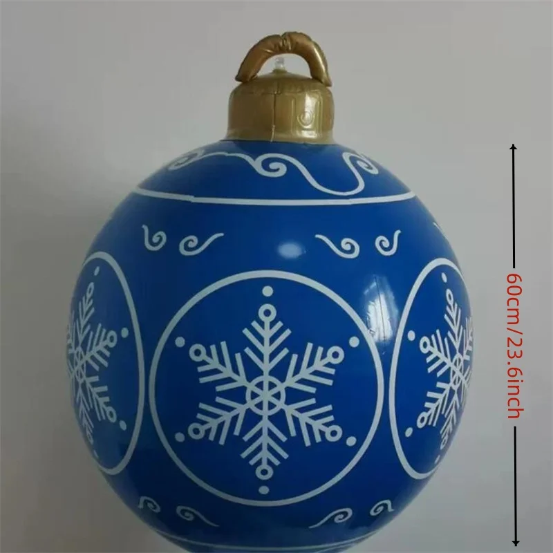 thumbnail image 1 of Bola de decoración navideña inflable de PVC, globo de jardín engrosado, bola de decoración de fiesta de ambiente, bola de decoración navideña, 1 of 5