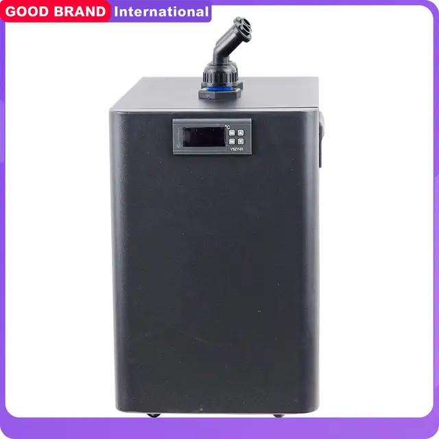 Radiateur de refroidissement d'eau électronique pour aquarium, thermostat automatique, compresseur d'eau de mer domestique, réfrigération, eau froide 1