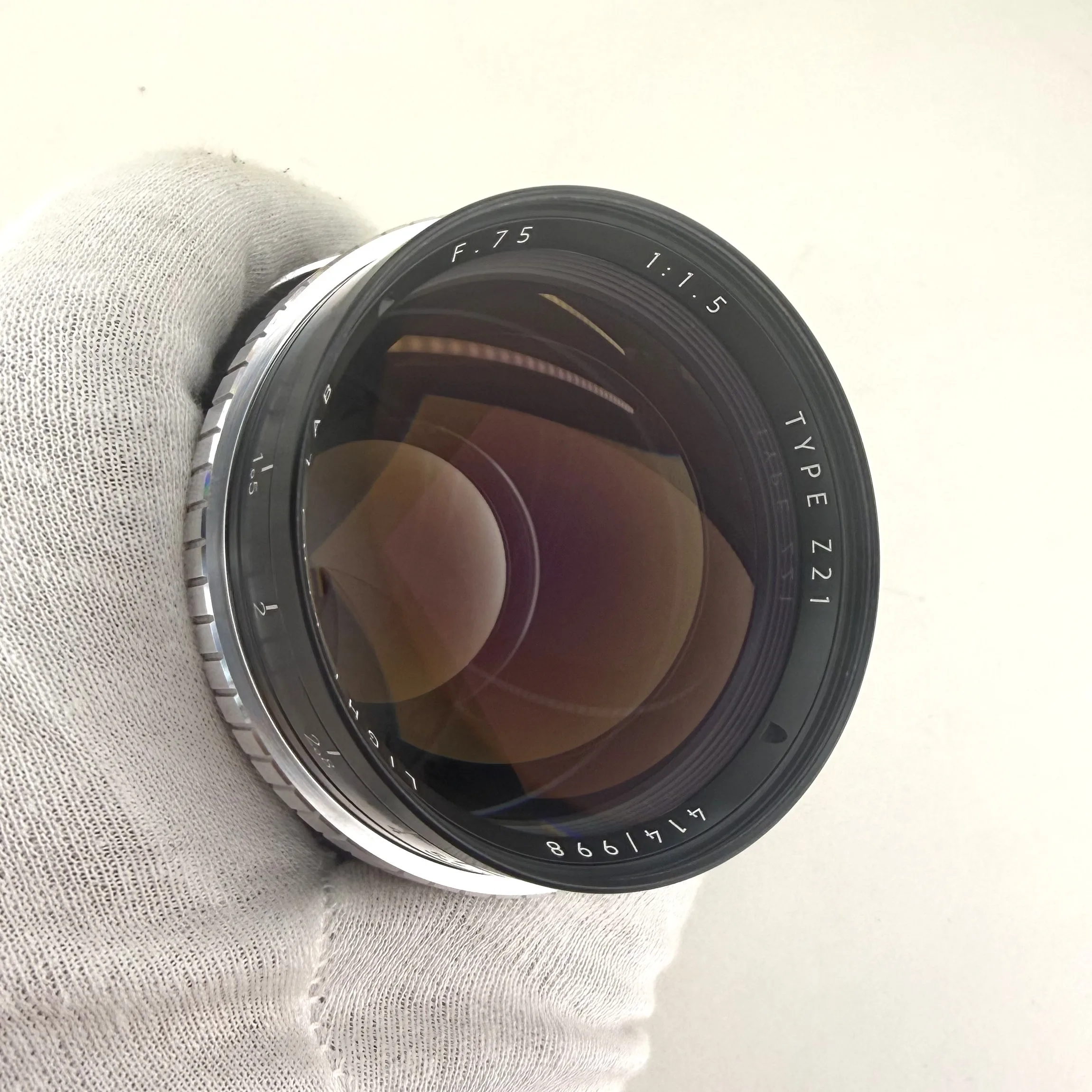 라이트 렌즈 랩 Z21 75mm F1.5 수동 초점 렌즈 풀 프레임 (라이카 M10 M11 M3 M6 M240 M240p M2 M6 M8 용)