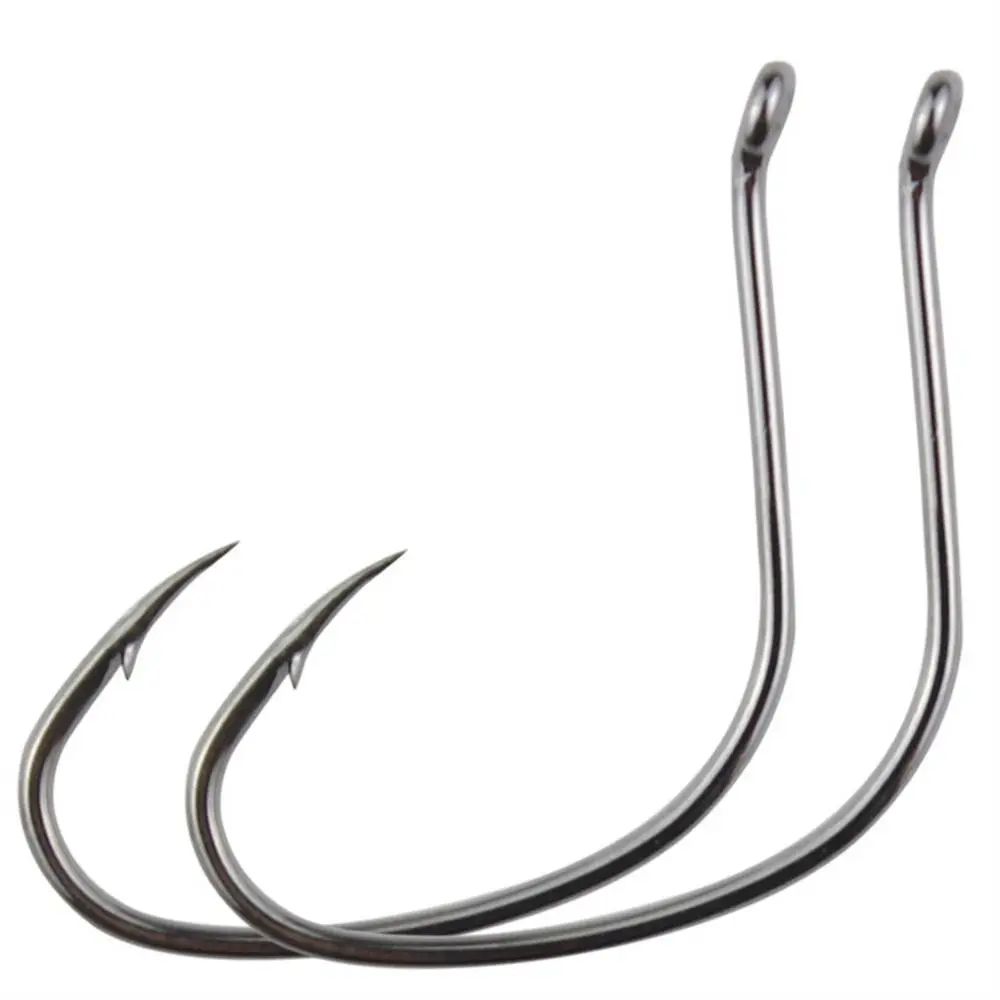 

50 шт./упаковка, рыболовные крючки из высокоуглеродистой стали