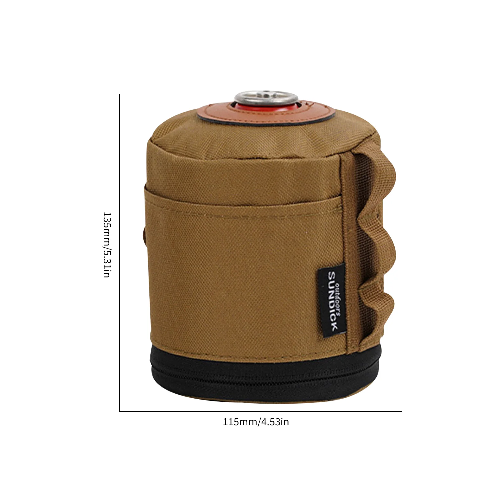 Camping Gas Can Protective Cover Gas Tank Case Air Bottle