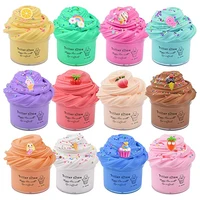 50ml Butter Slime Kit Fake Candy Scented Slime Fluffy Party Antistress Toys For Kids Boys Girls Birthday Gift 2