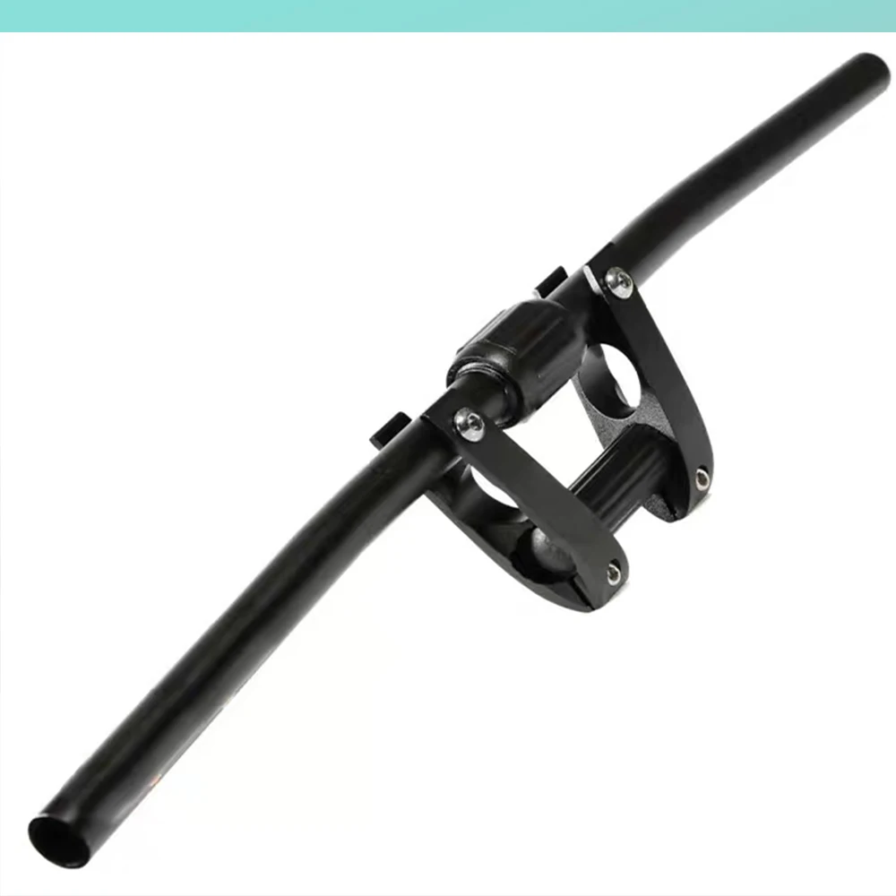 Aluminum Alloy Bike Folding Handlebar 90 Degree Foldable Electric Kick Scooter Bicycle Handle Bar 25.4*600mm bicycle accessories bicycle handlebar