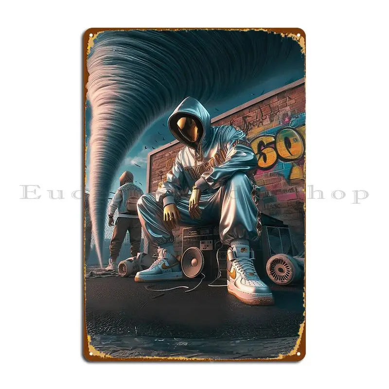 Tornado Reinvented Metal Signs Design Living Room Pub Bar Targhe Tin Sign Poster