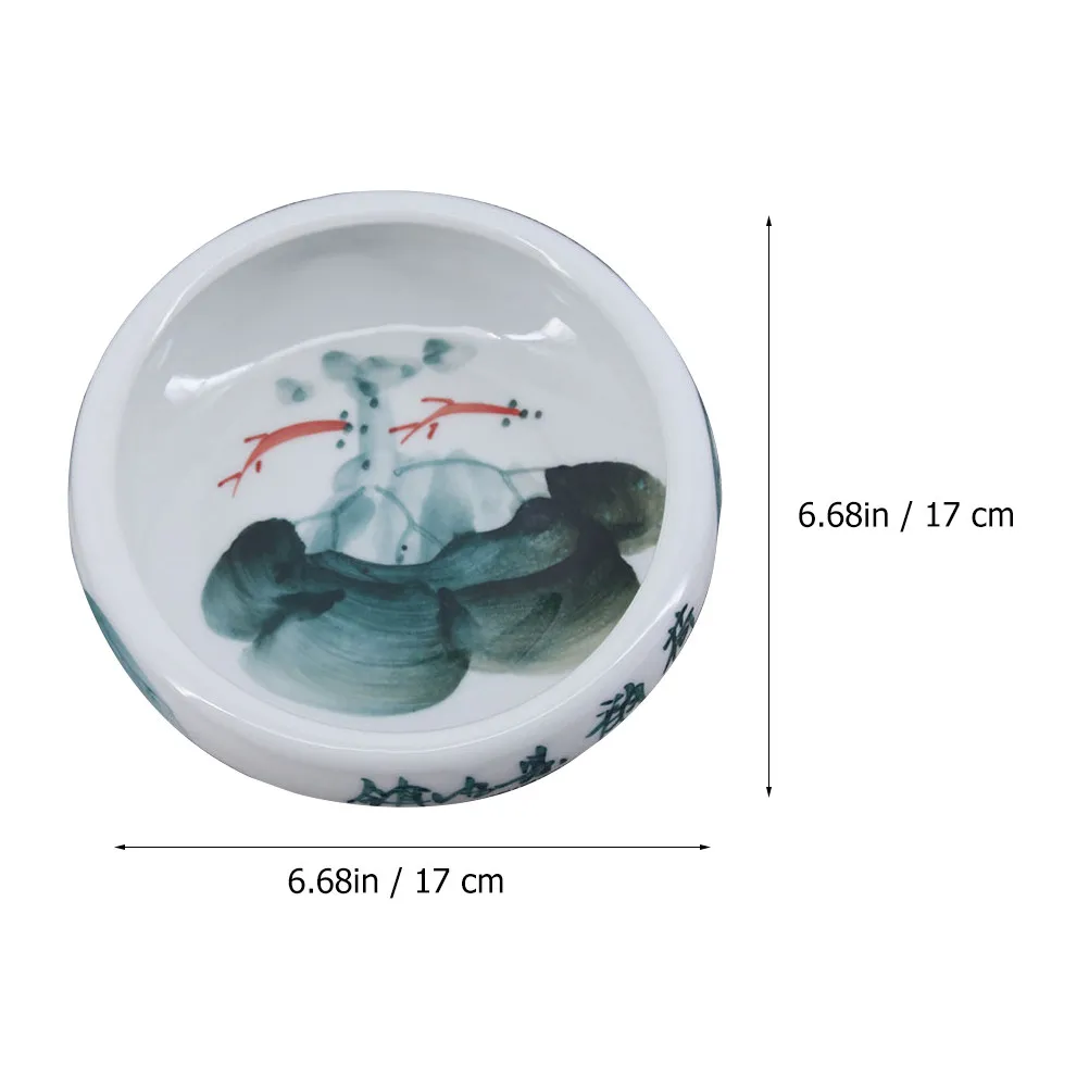프리미엄 세라믹 잉크 플레이트 넓은 디자인으로 편리한 색상 혼합이 가능 견고한 제작 기술로 서예가와 예술가에게 적합